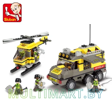 Конструктор Sluban M38-B0137 Внедорожные гонки (360 деталей) картинка 6